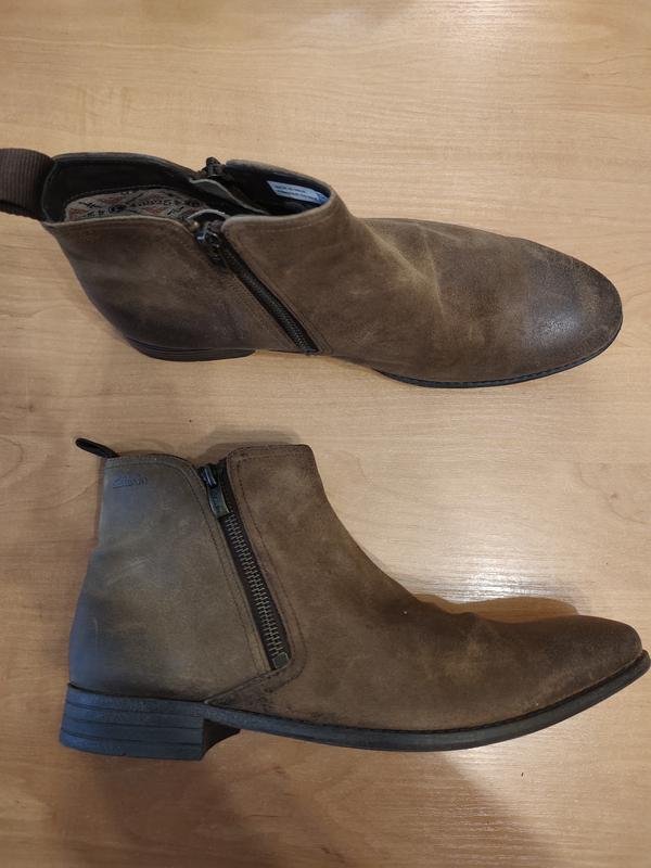 Homme Clarks Bottes Multicolore Suède 41