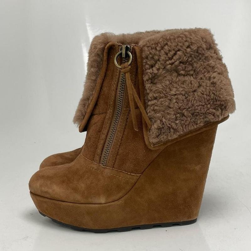 Women ASH Boots Brown Suede 37
