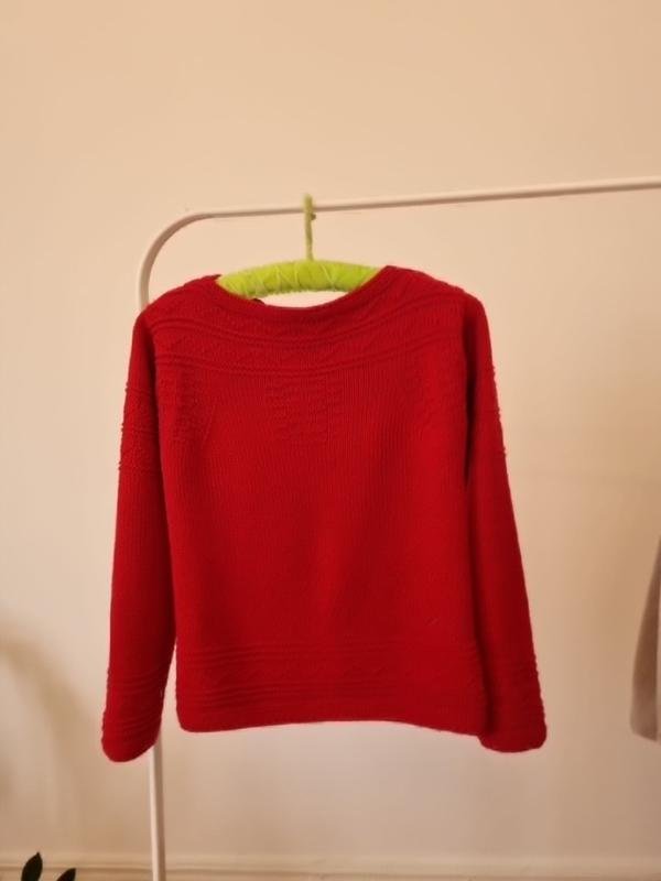 Damen Burberry Pullover Rot Wolle 40 / L / 48