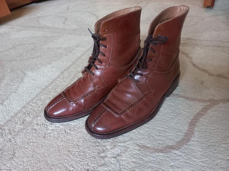 Herren Cole Haan Stiefel Braun Leder 41.5