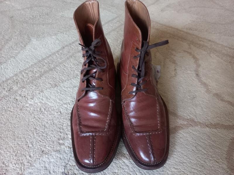 Herren Cole Haan Stiefel Braun Leder 41.5