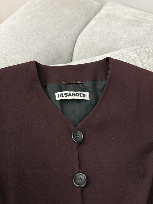 Women Jil Sander Jacket Brown Wool Other