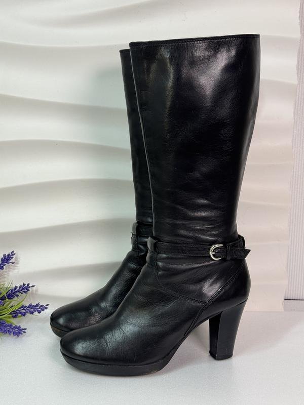 Women Companys Boots Black Leather 41