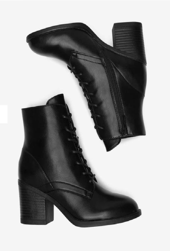 Женские Graceland Ботинки Чёрные 40