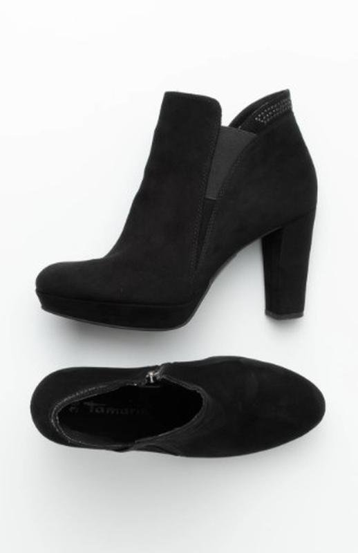 Женские Tamaris Ботильоны Чёрный Замша 39