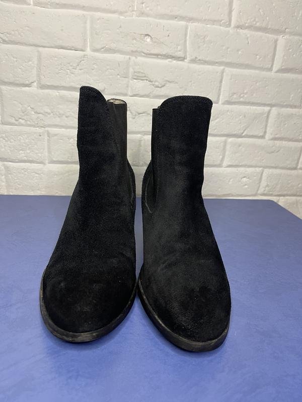 Women Ganni Boots Black Suede 39