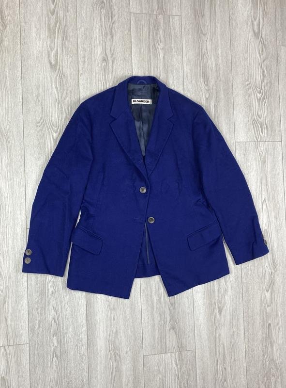 Women Jil Sander Blazer Navy Baby Camel 36