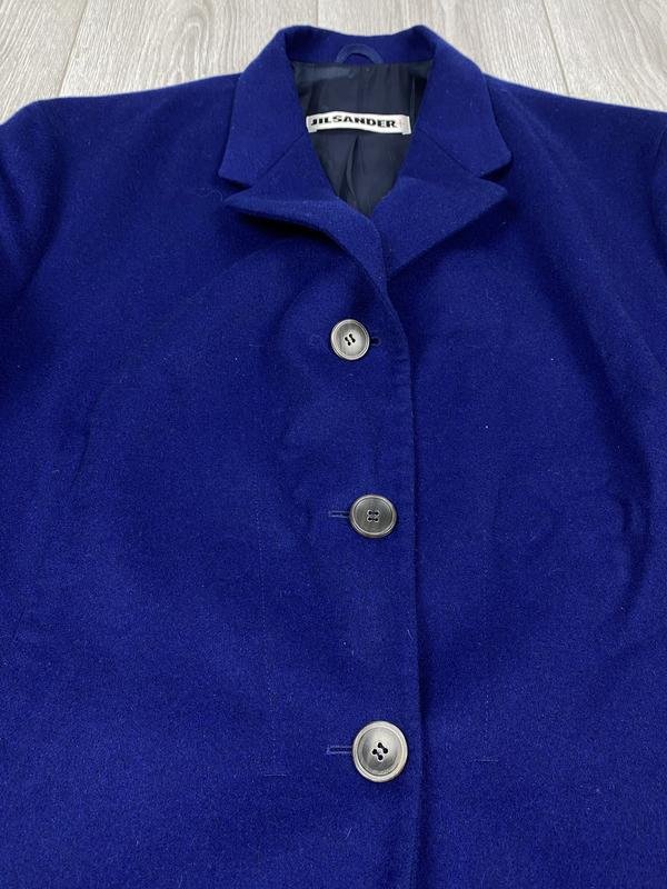 Women Jil Sander Blazer Navy Baby Camel 36