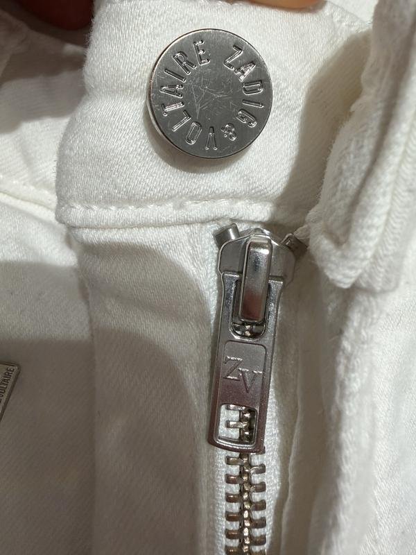 Женские Zadig & Voltaire Джинсы Белые 25