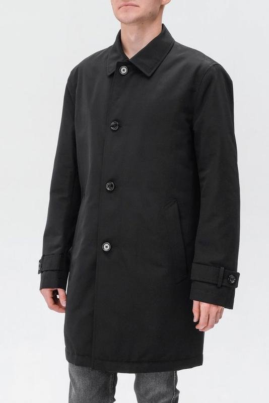 Herren Cinque Trenchcoat Schwarz 44 / XXL / 52