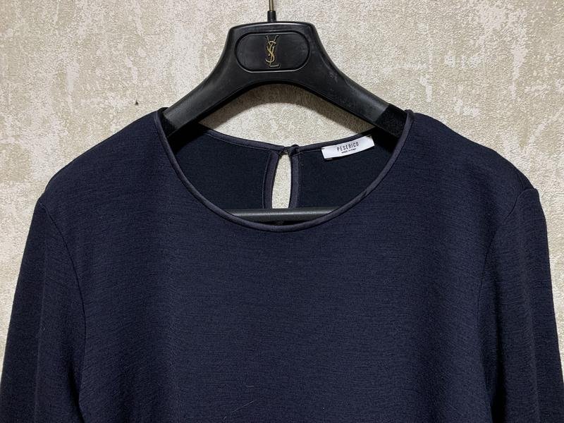 Femme Peserico Robe Bleu Marine 38 / M / 46
