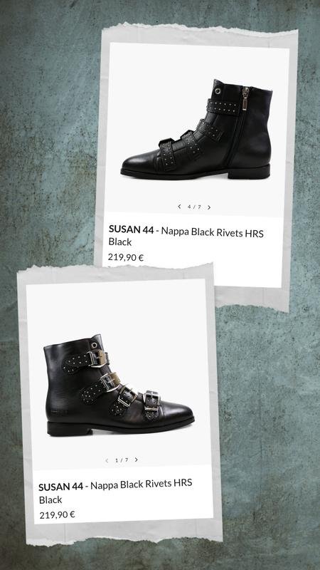 Donna Melvin & Hamilton Stivali Nero Pelle 39.5