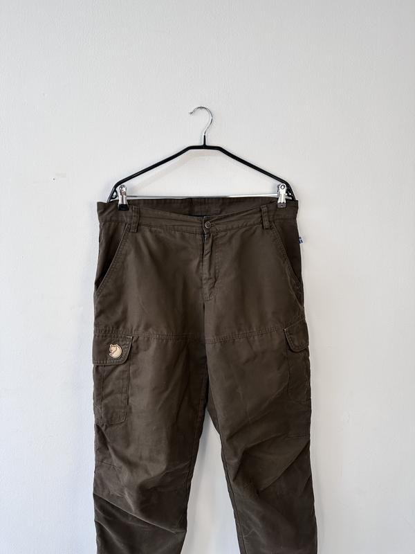 Men Fjällräven Trousers Brown 34