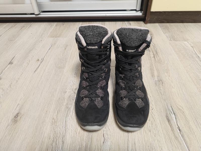 Женские Lowa Ботинки Чёрный Замша 40.5