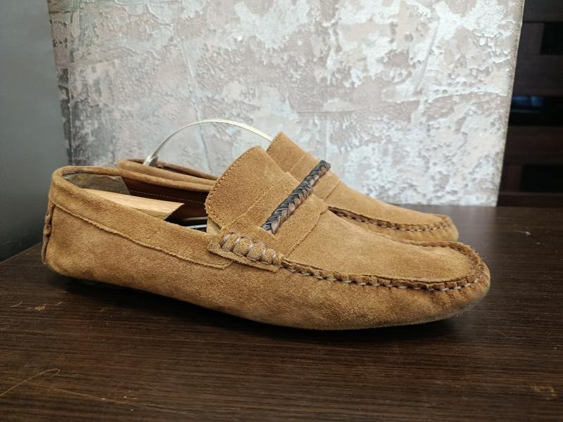 Мужские Dune Мокасины Коричневый Замша 45