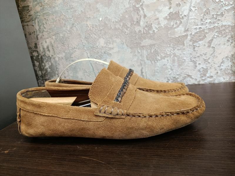Мужские Dune Мокасины Коричневый Замша 45