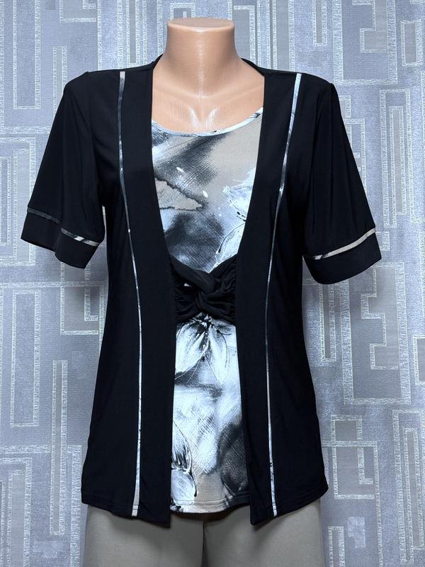 Femme Anne Smith Chemise Noire Polyester 48