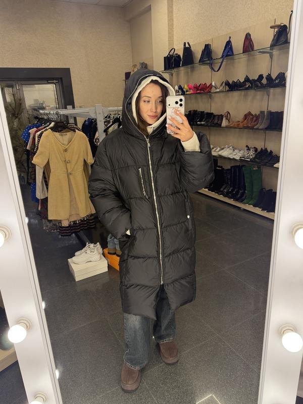 Damen Moncler Jacke Schwarz S