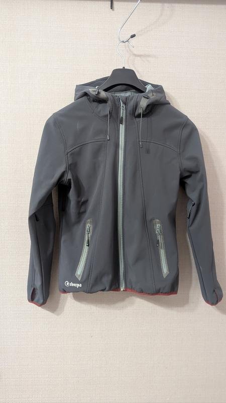 Женская Sherpa Куртка Серый Нейлон M