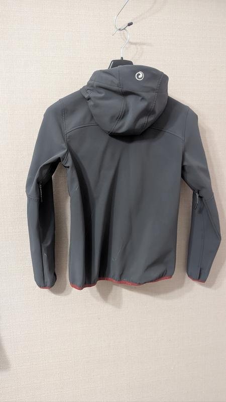 Femme Sherpa Veste Grise Nylon M