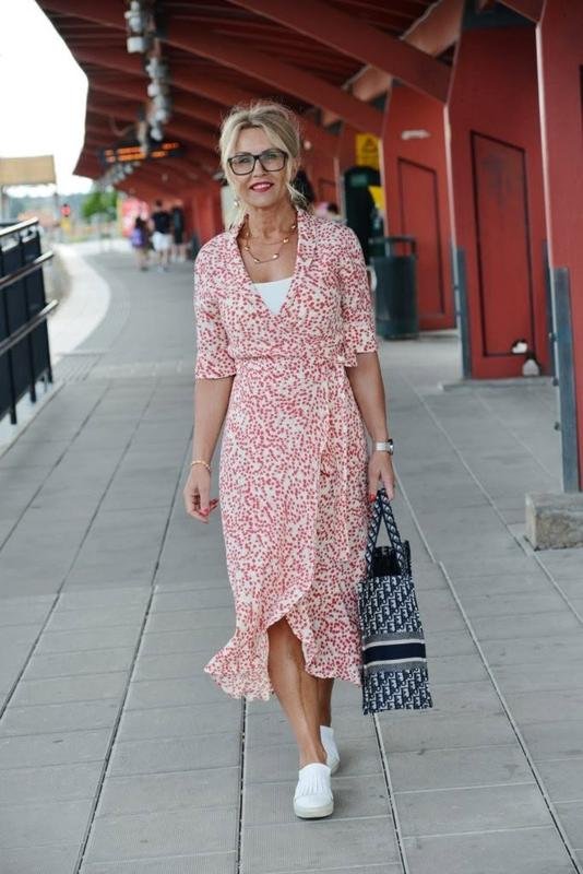 Women Ganni Dress White Viscose 38