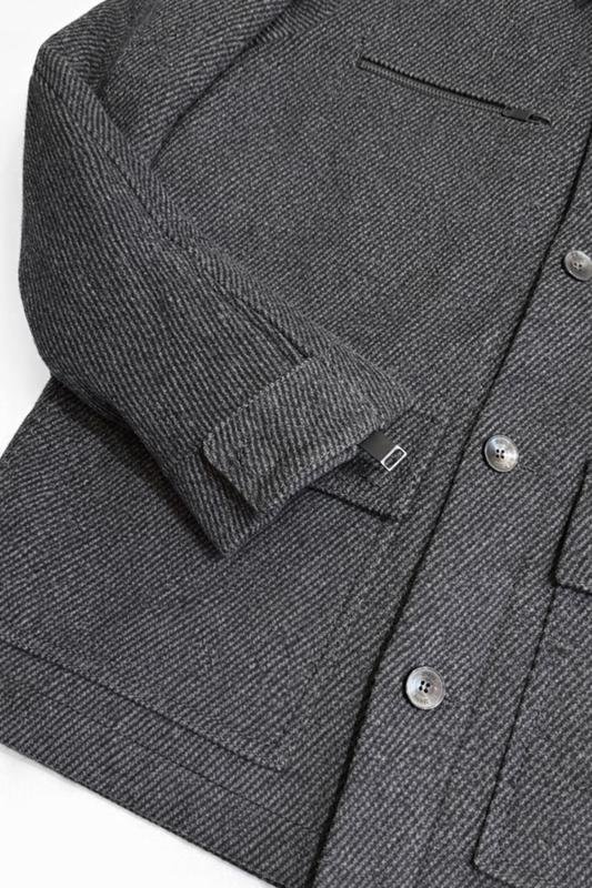 Men DRYKORN Jacket Grey Wool M