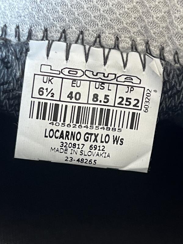 Женские Lowa Ботинки Серый Кожа 40