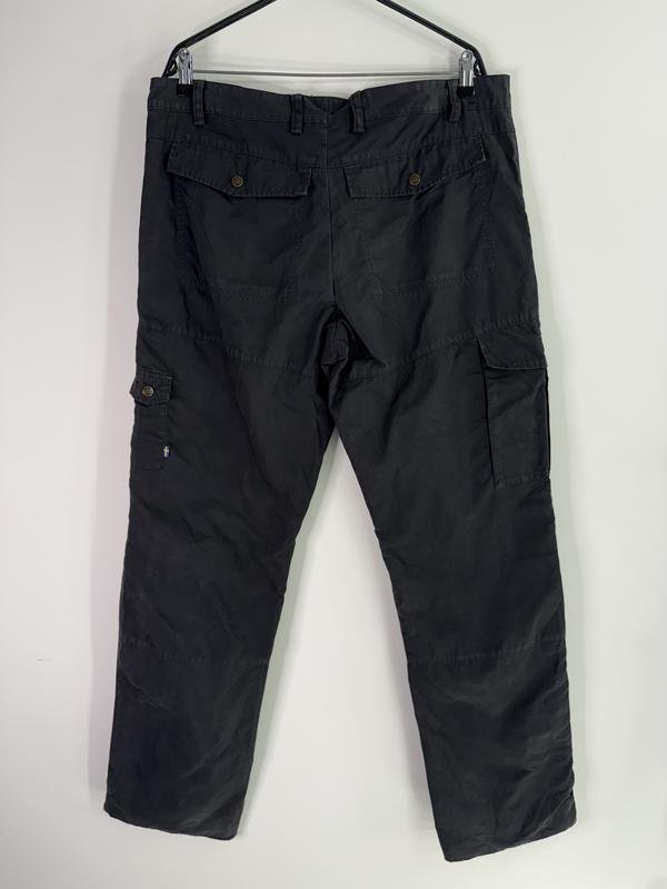 Men Fjällräven Trousers Black 34