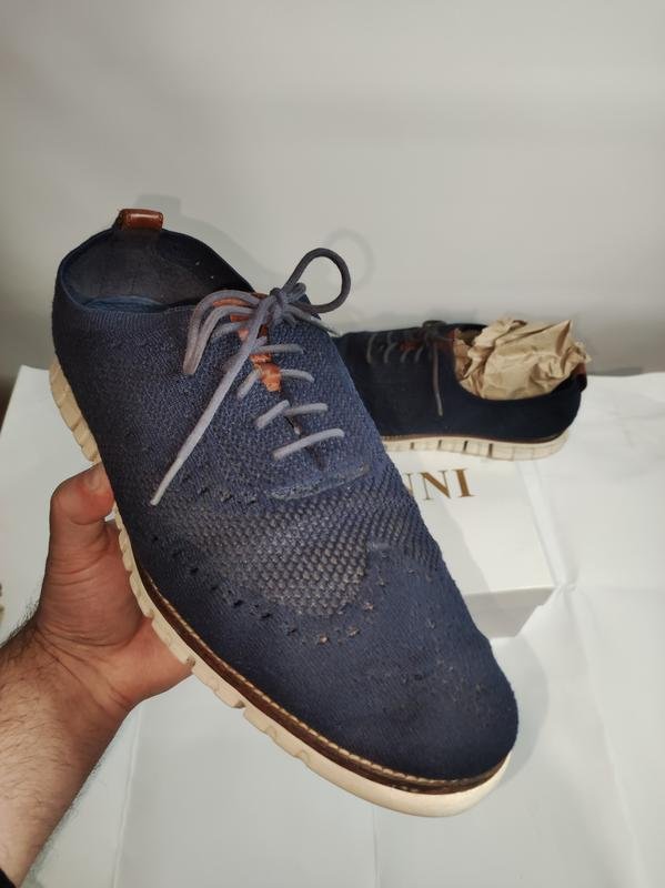 Herren Cole Haan Slipper Marineblau Textil 11,5