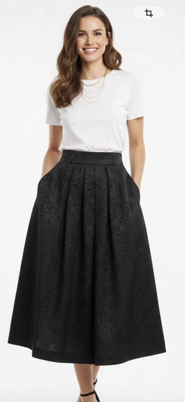 Women Kurt Geiger Skirt Black Viscose 36