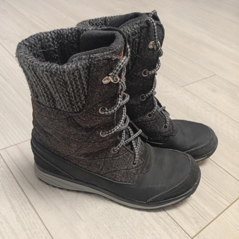 Femme Salomon Bottes Noir Cuir 37