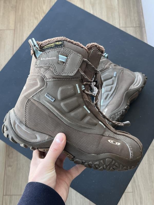 Femme Salomon Bottes Marron Textile 36