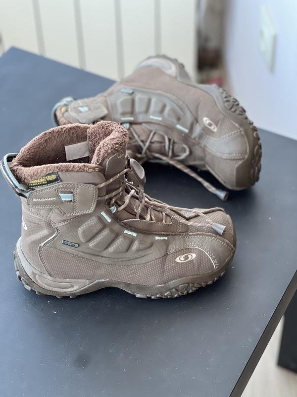 Femme Salomon Bottes Marron Textile 36