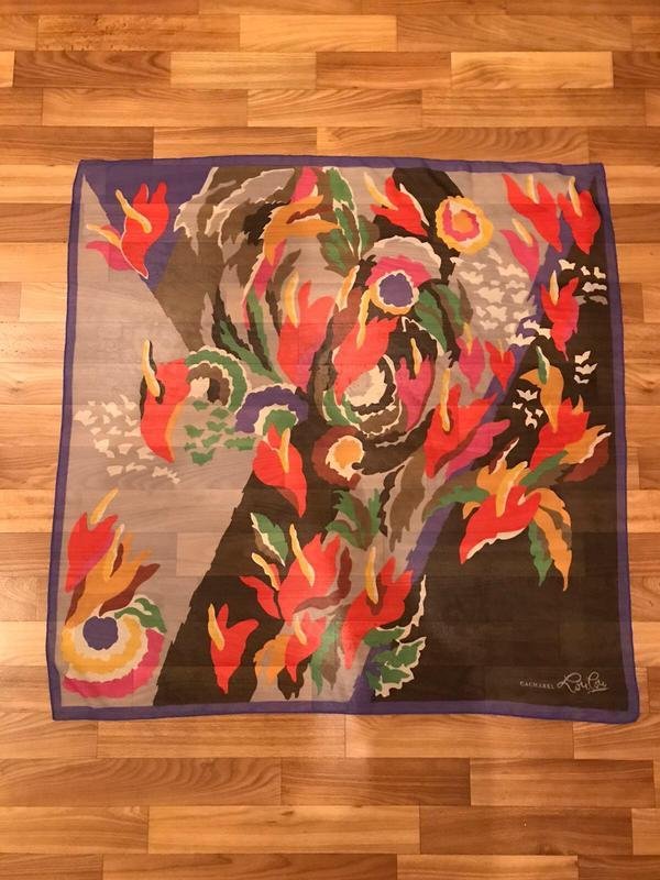 Scarf Cacharel Lilac Silk