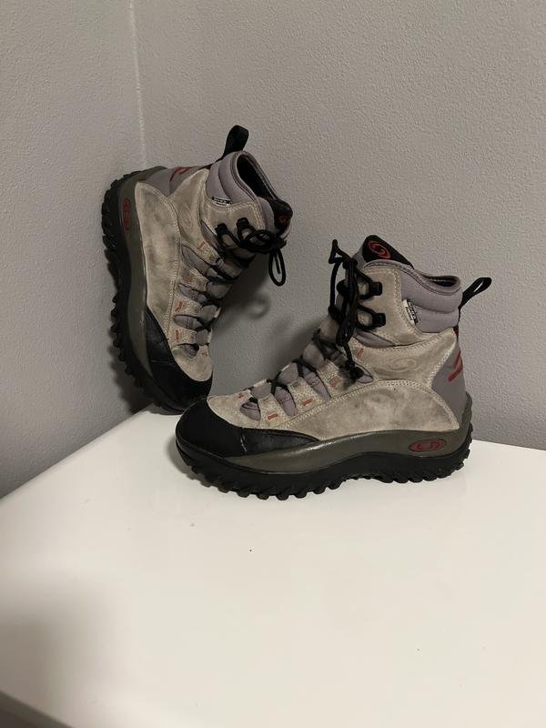 Femme Salomon Bottes Beige Suède 38