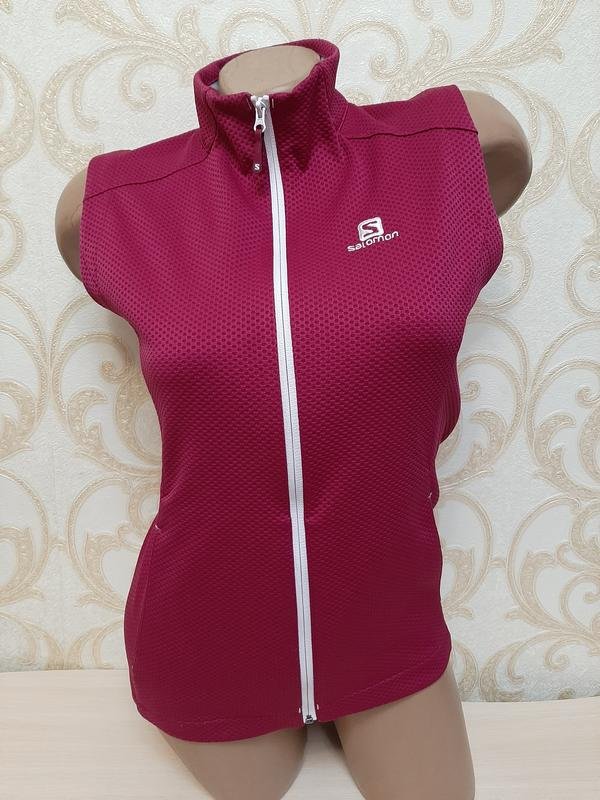 Femme Salomon Gilet Bourgogne XS