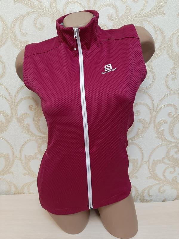 Femme Salomon Gilet Bourgogne XS