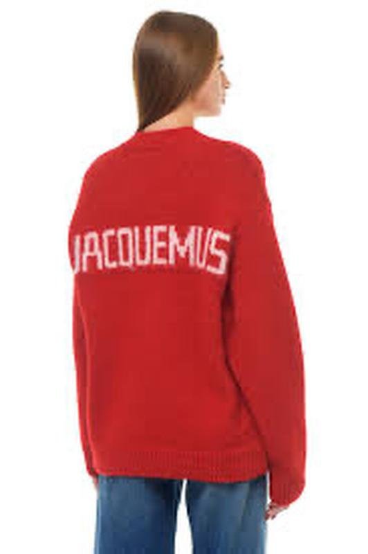 Damen Jacquemus Pullover Rot Alpaka XS