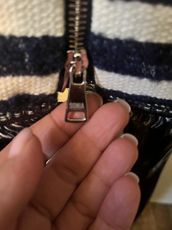 Women Sonia Rykiel Suit Navy Tweed 38