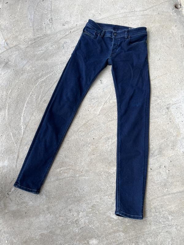 Uomo Diesel Jeans Blu Navy Denim 31