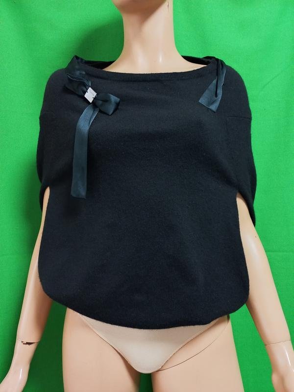 Женский Valentino Джемпер Чёрный Кашемир 36