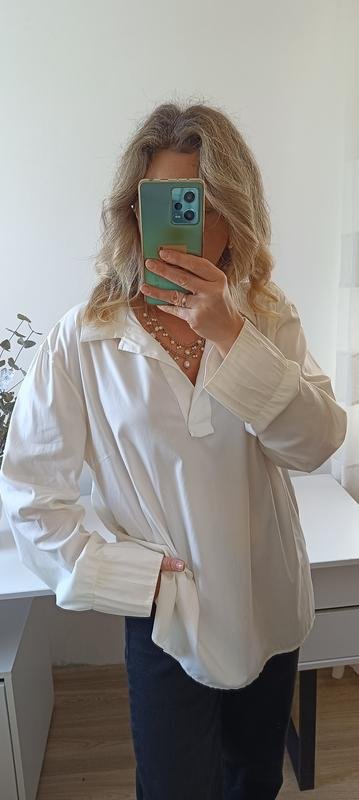 Women Jil Sander Shirt Ivory Cotton 44