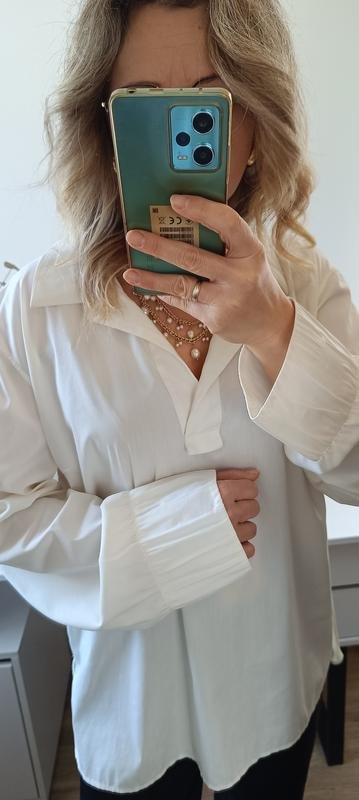 Women Jil Sander Shirt Ivory Cotton 44