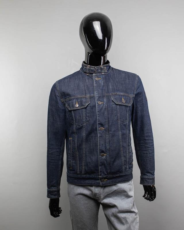 Мужской Belstaff Куртка Тёмно-синий Хлопок L