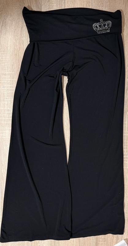 Женские Rinascimento Брюки Чёрные Вискоза M