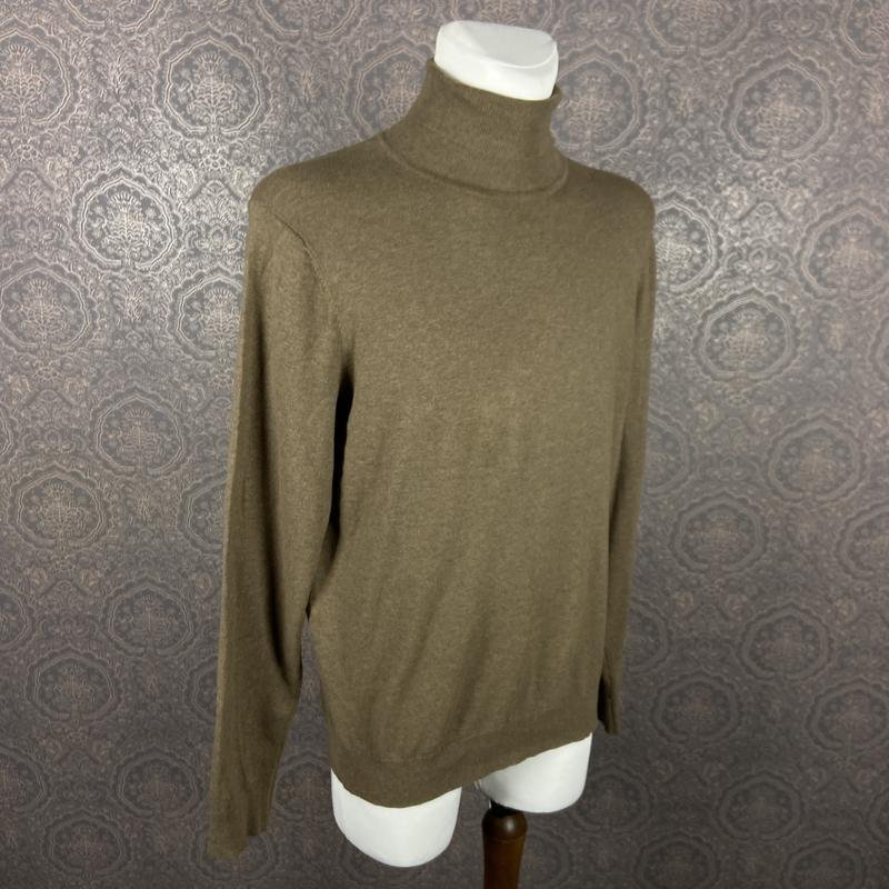Men Pier One Sweater Beige Cotton L