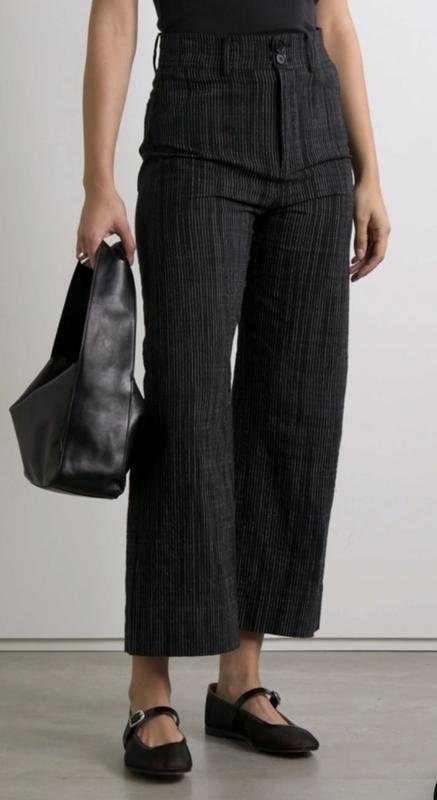 Women Apiece Apart Trousers Black Cotton S