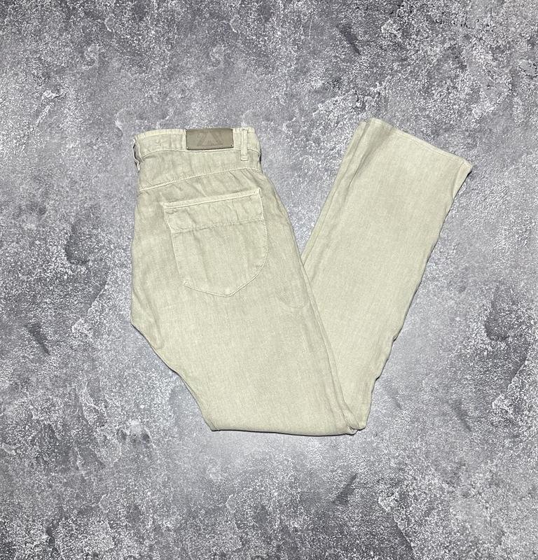 Men Ermenegildo Zegna Jeans Beige Linen 36