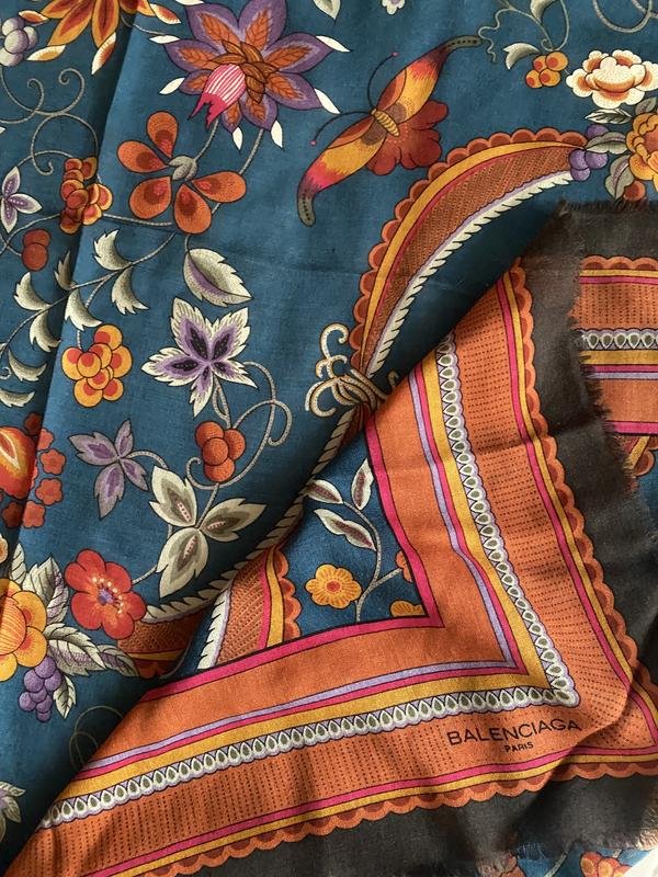 Women Balenciaga Shawl Multicolor Wool