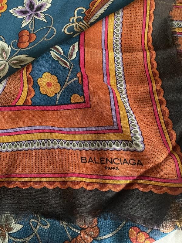 Women Balenciaga Shawl Multicolor Wool